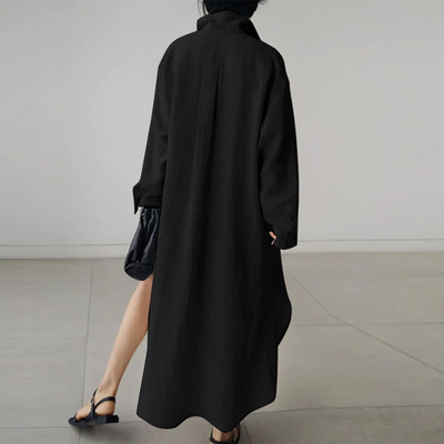 Chloe | Oversized casual shirt dress