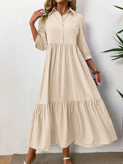 Chloe | Flowing shirt dress