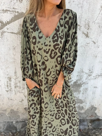 Chloe | Summer dress with leopard print
