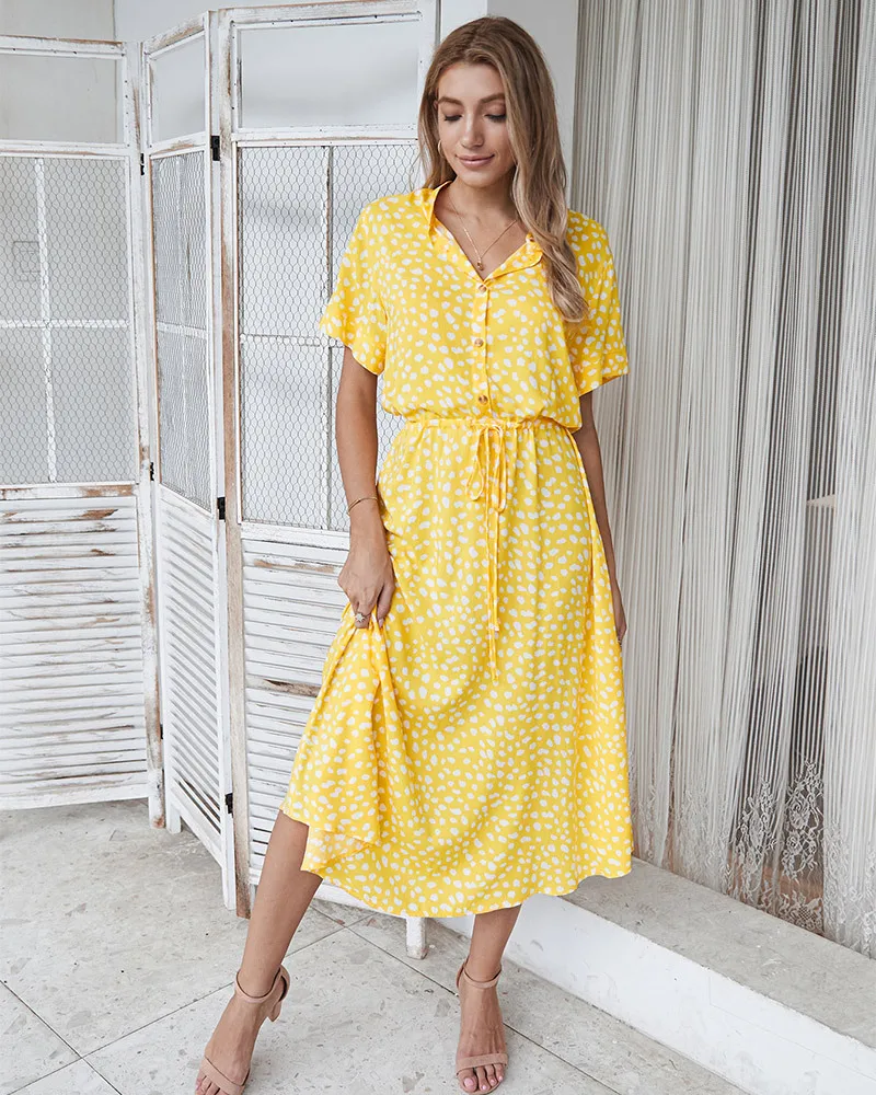 Chloe | Shirt-style summer dress