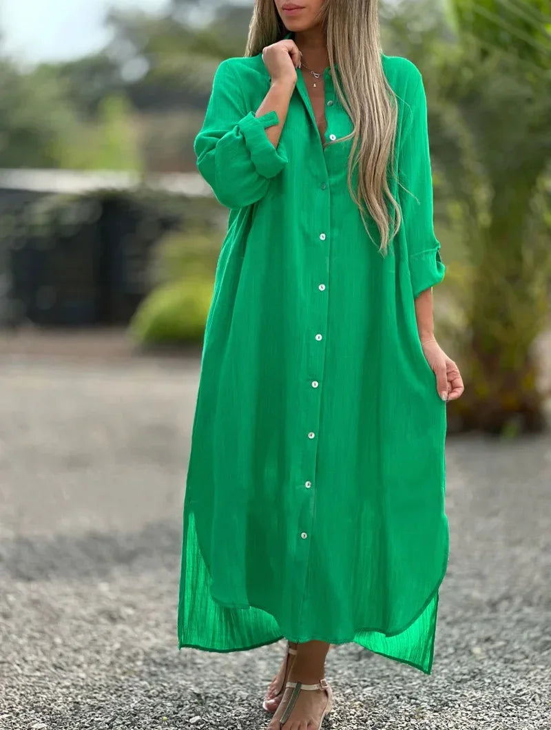Chloe | Stylish everyday shirt dress