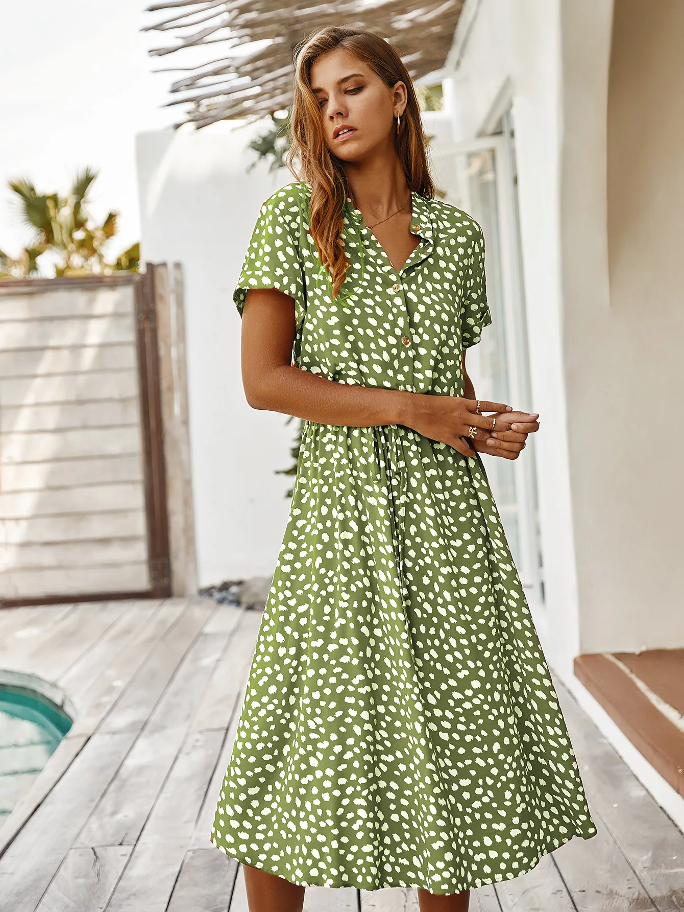 Chloe | Shirt-style summer dress
