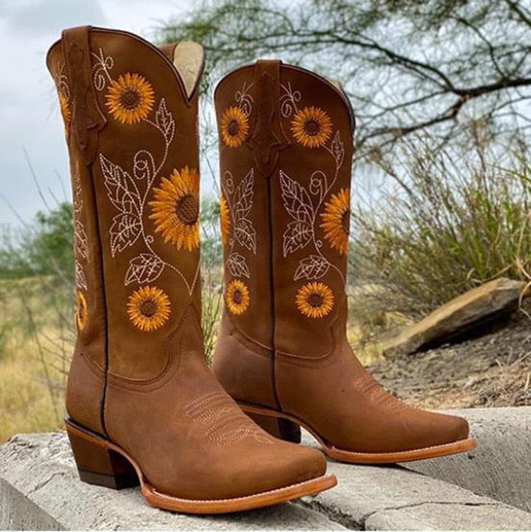 Chloe | Floral boots