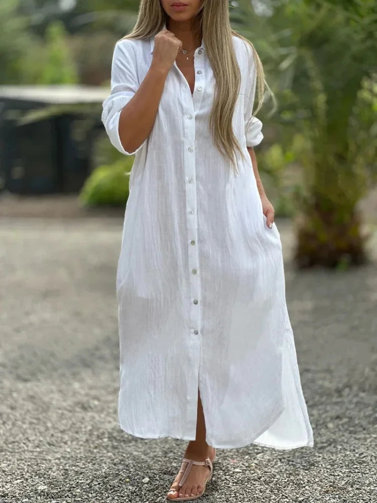 Chloe | Stylish everyday shirt dress