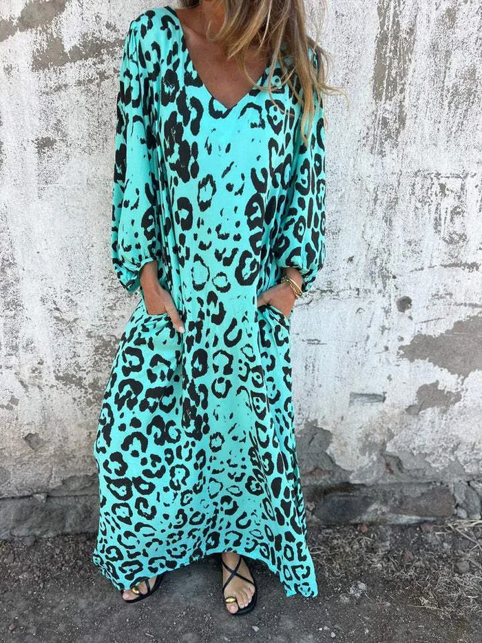 Chloe | Summer dress with leopard print