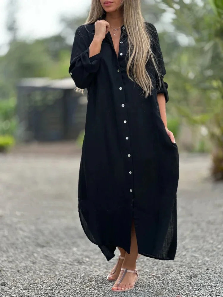Chloe | Stylish everyday shirt dress