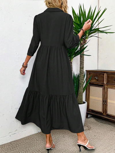 Chloe | Flowing shirt dress