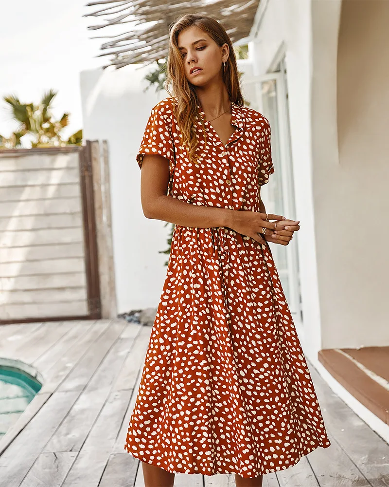 Chloe | Shirt-style summer dress