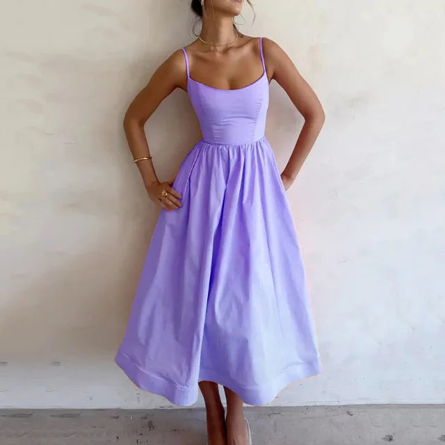 Chloe | Dress with spaghetti straps