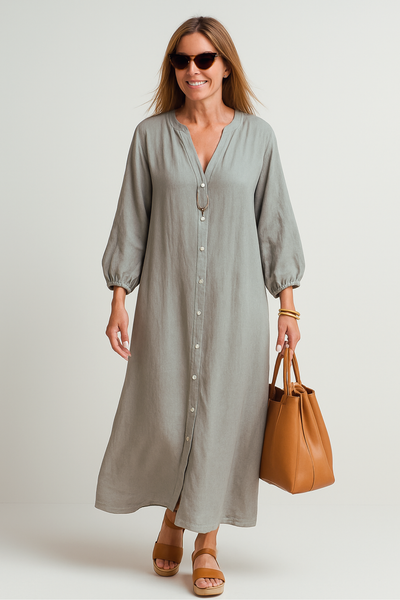 Chloe | Lovely light linen dress
