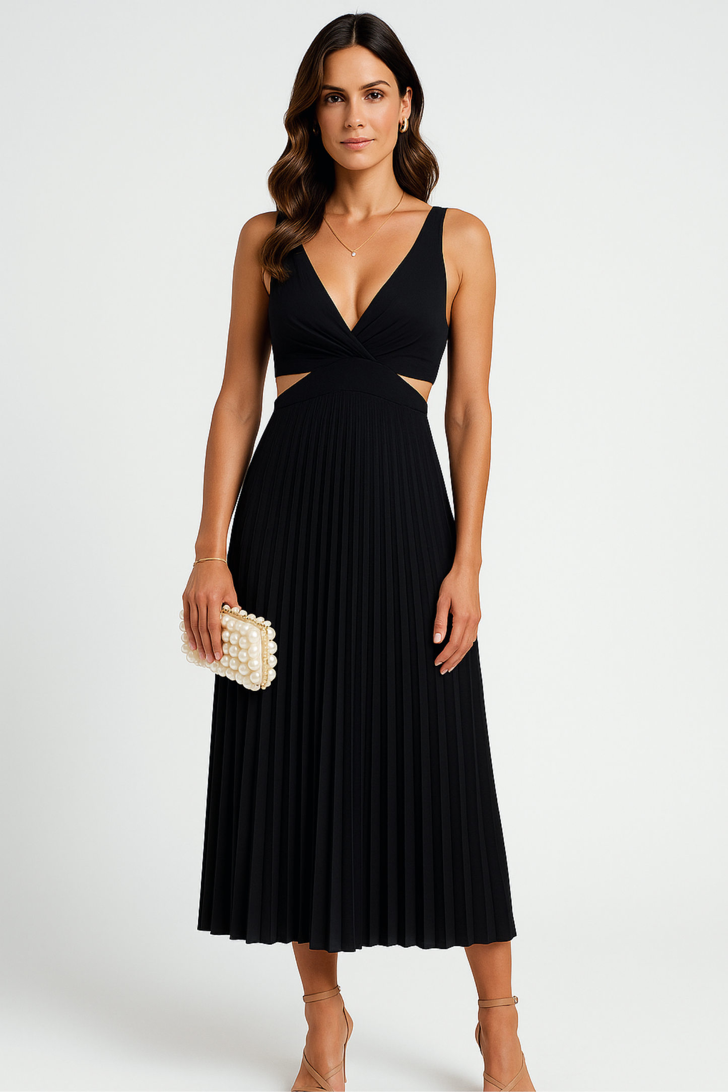 Chloe | Flowy pleated dress