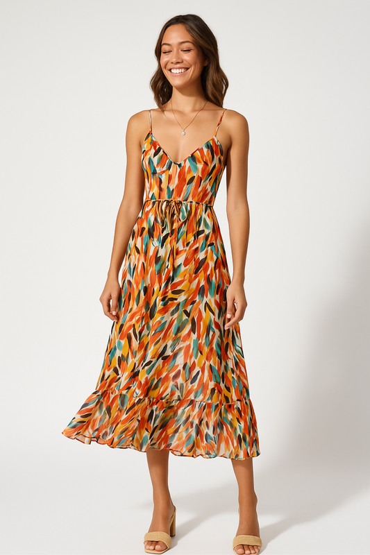 Chloe | Colourful summer dress