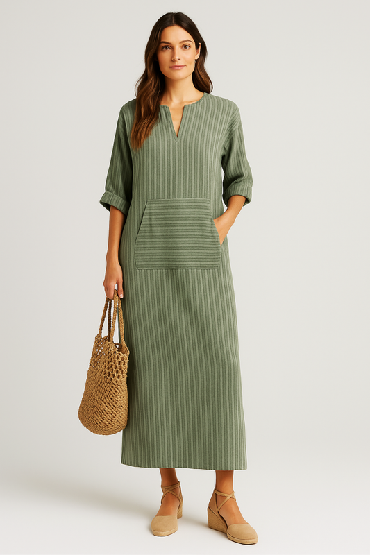 Chloe | Striped maxi dress in vintage style