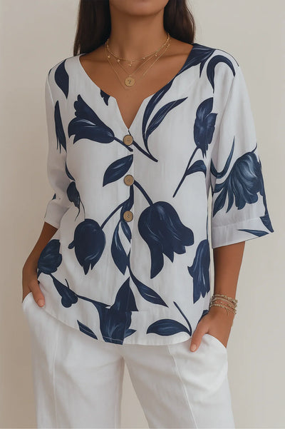 Chloe | Blouse with flowers
