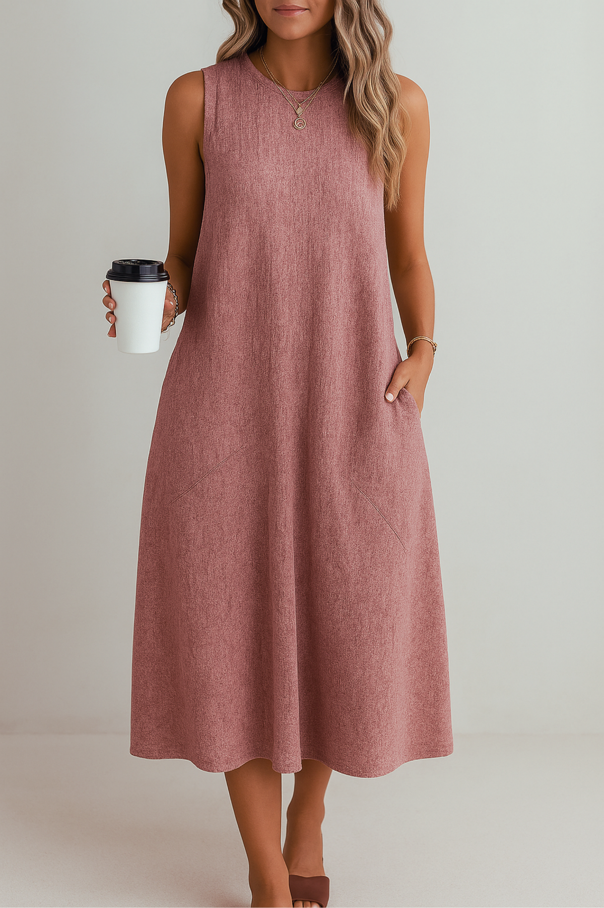 Chloe | Casual linen dress for spring