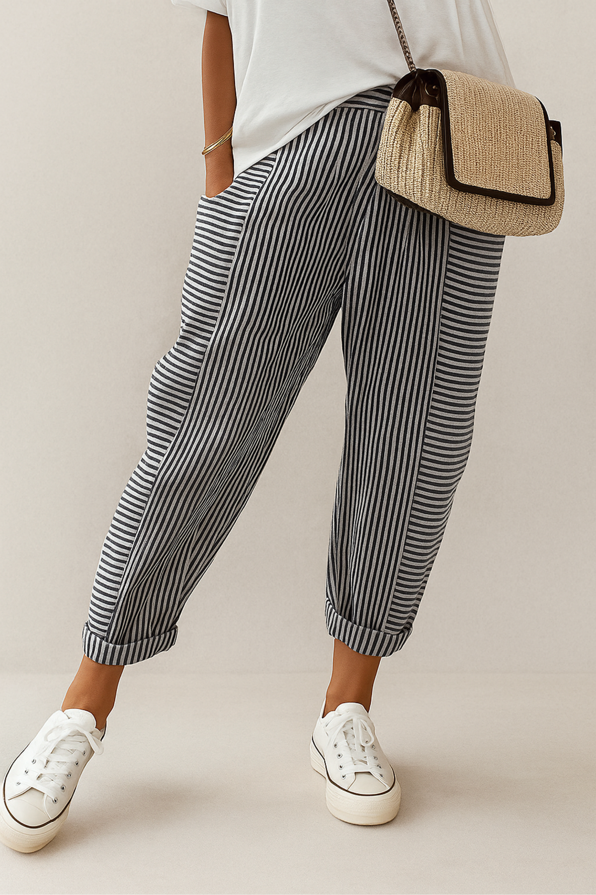 Chloe | Striped trousers