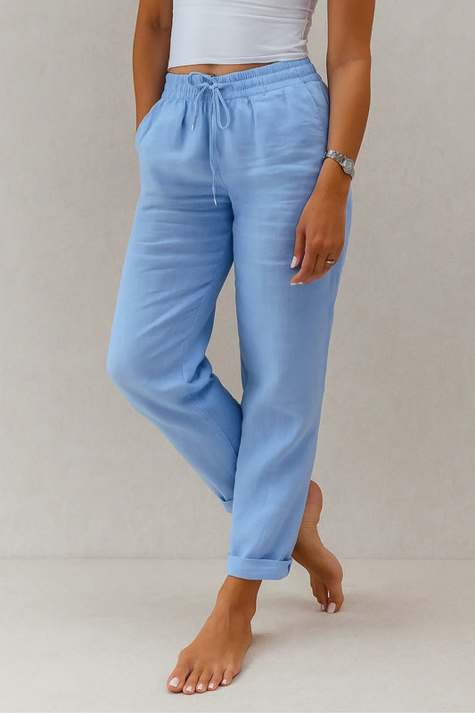 Chloe | Comfortable linen trousers