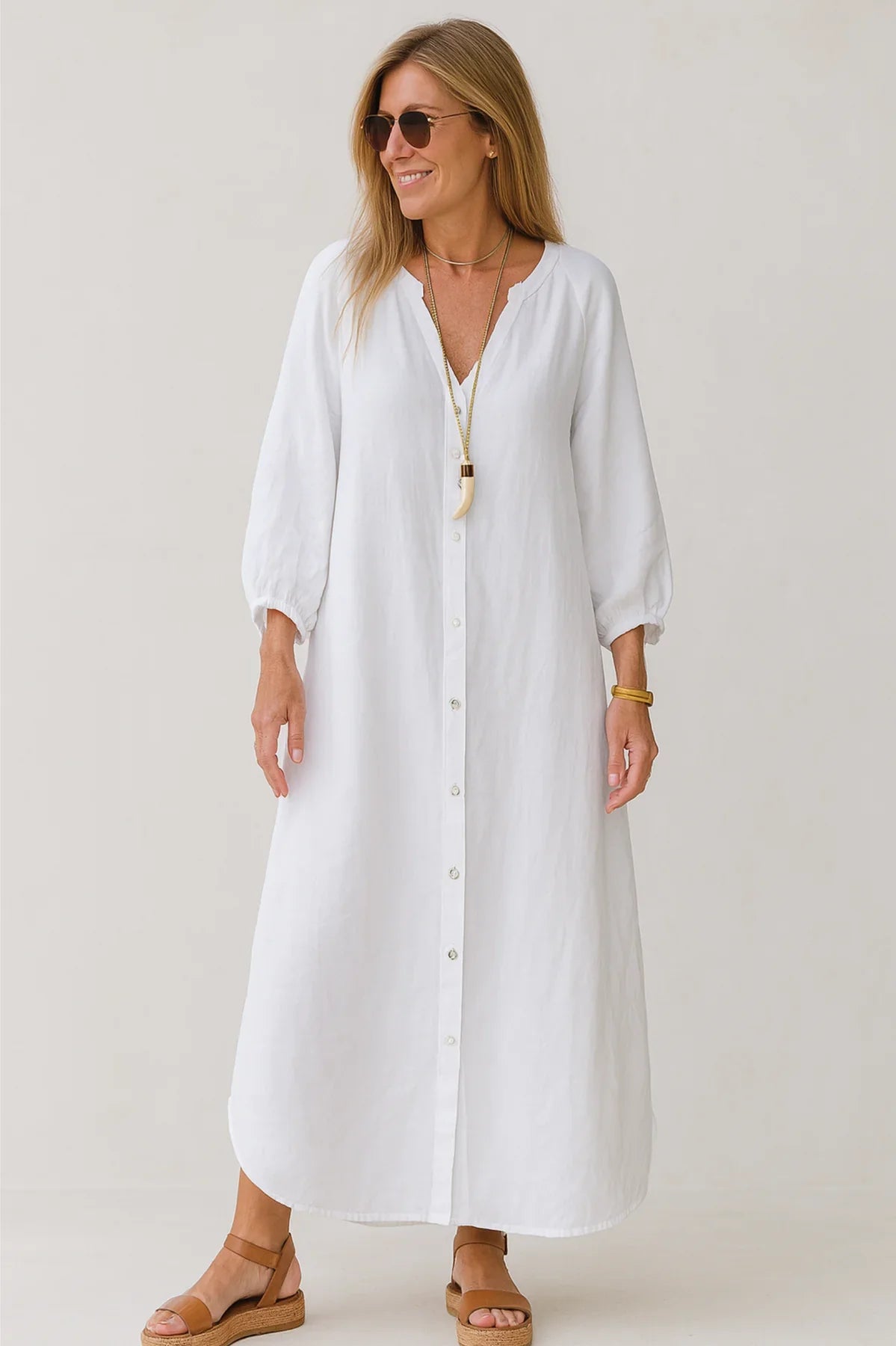 Chloe | Lovely light linen dress