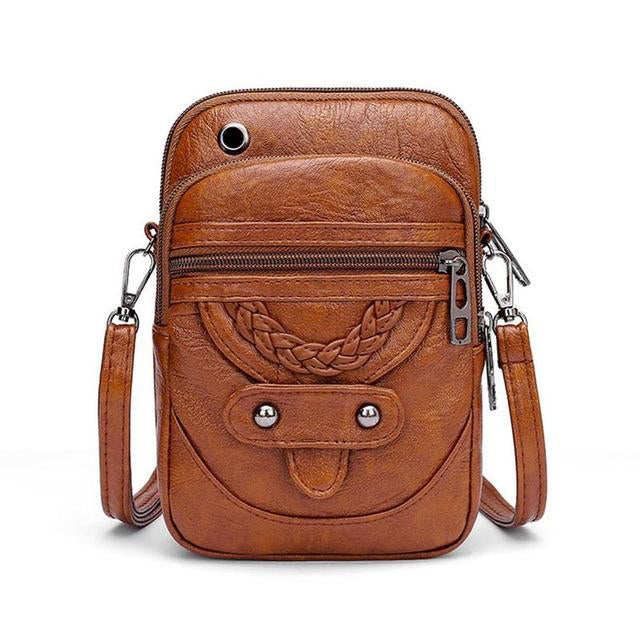 Chloe | Vintage-style leather crossbody bag
