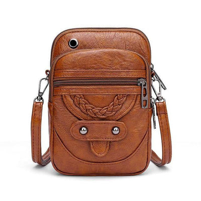 Chloe | Vintage-style leather crossbody bag