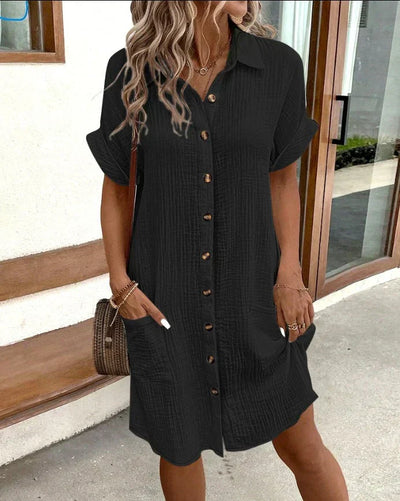 Chloe | Oversized shirt dress