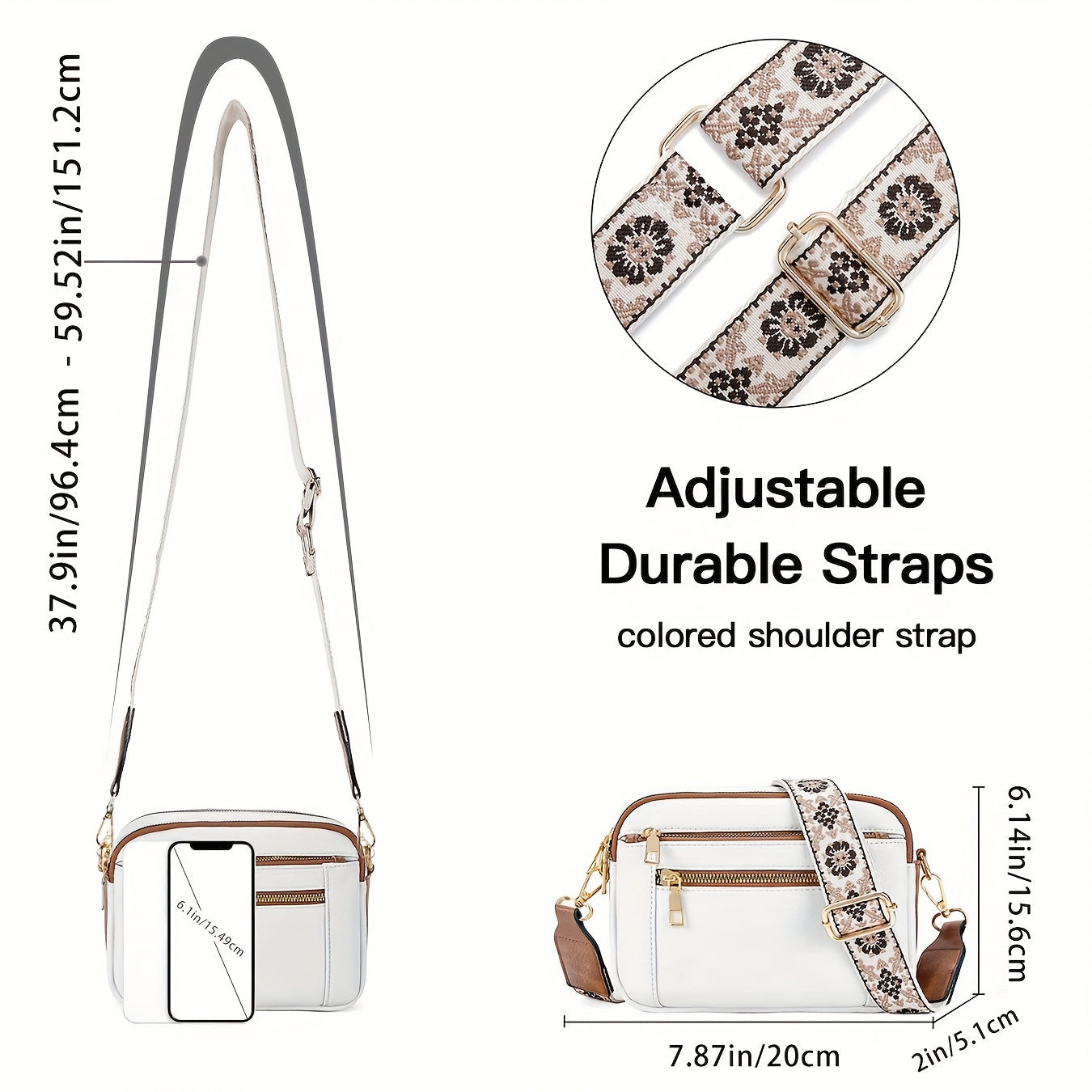Chloe | Crossbody bag in vegan leather