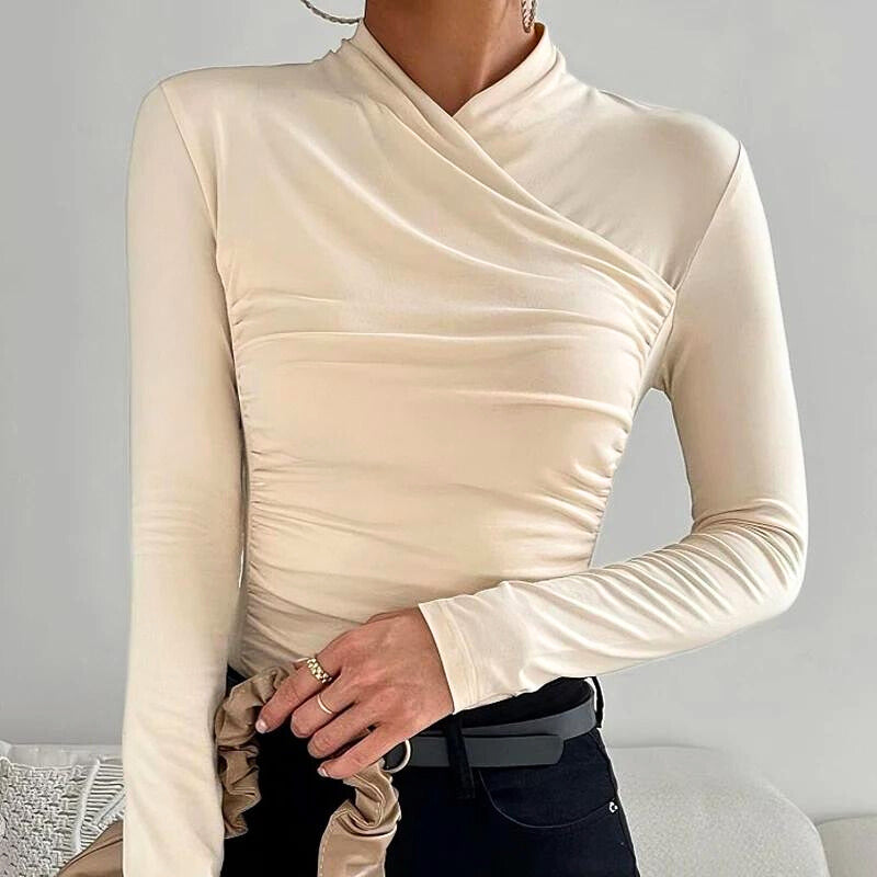 Chloe | Long-sleeved crossover top