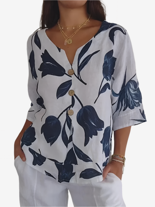 Chloe | Blouse with flowers