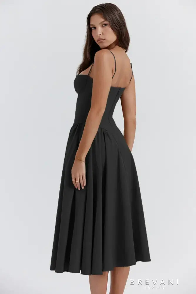 Chloe | Midi corset dress