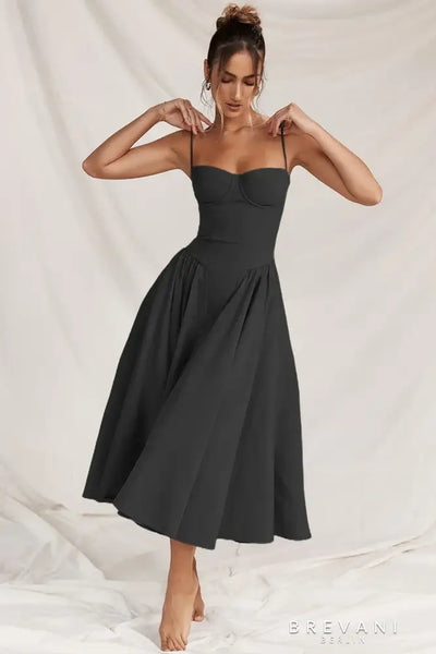 Chloe | Midi corset dress