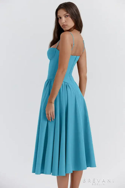 Chloe | Midi corset dress