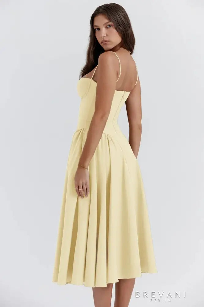 Chloe | Midi corset dress