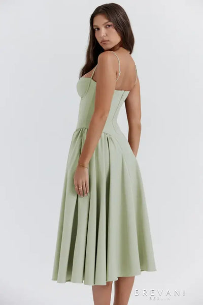 Chloe | Midi corset dress