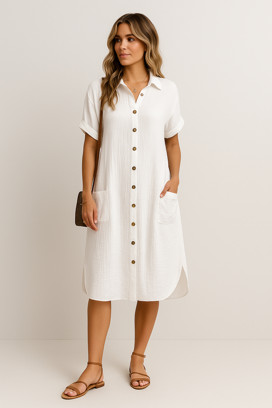 Chloe | Oversized polo dress