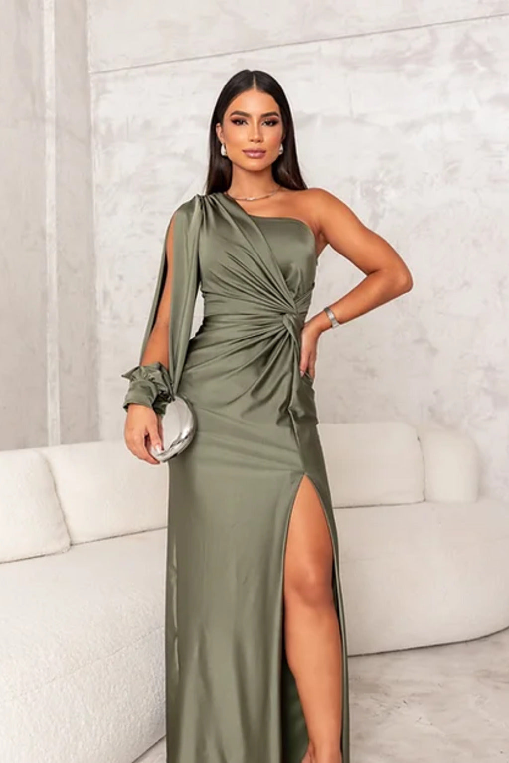 Chloe | Satin dress