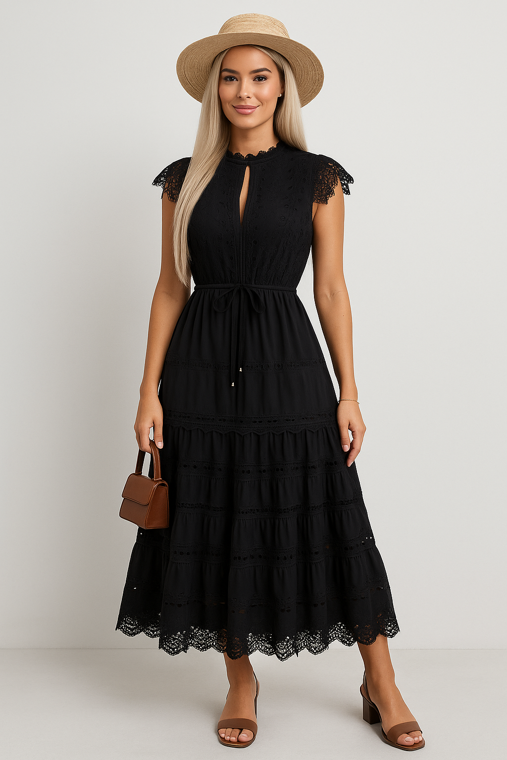 Chloe | Elegant detailed lace dress