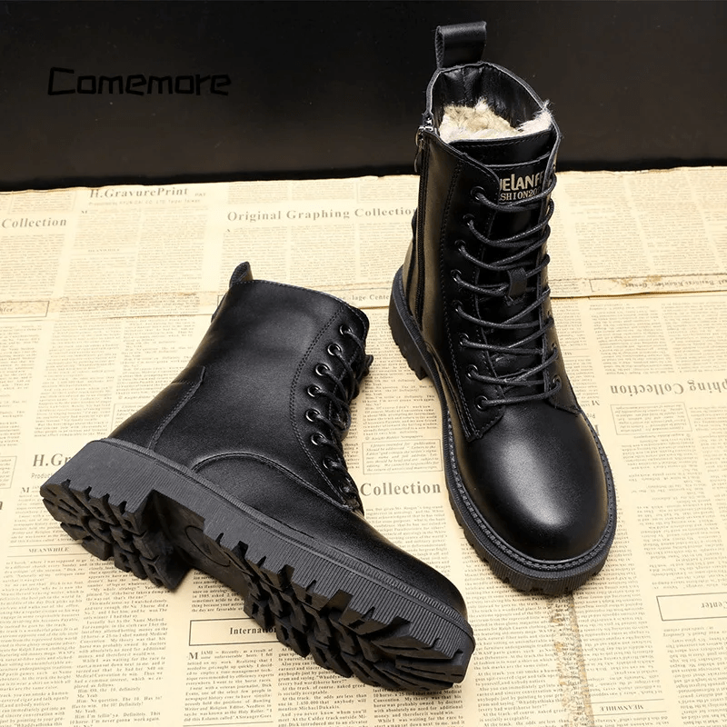 Chloe | Fur-lined leather boots