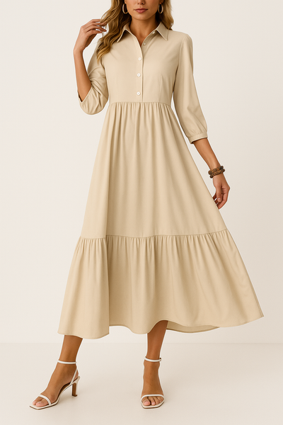 Chloe | Flowing shirt dress
