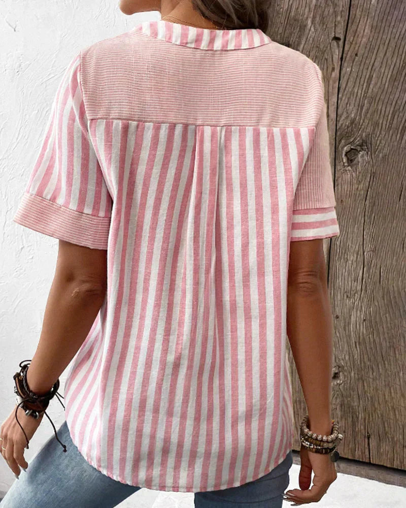 Chloe | Elegant striped blouse
