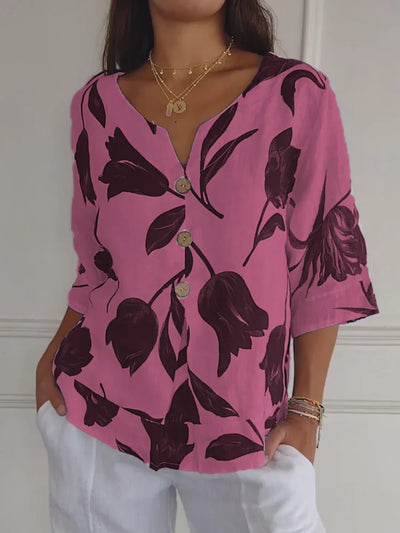 Chloe | Blouse with flowers