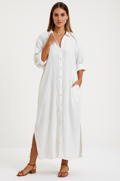 Chloe | Stylish everyday shirt dress