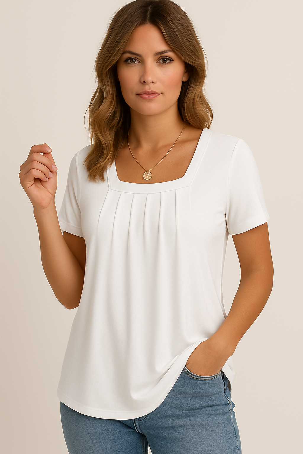 Chloe | Pleated blouse