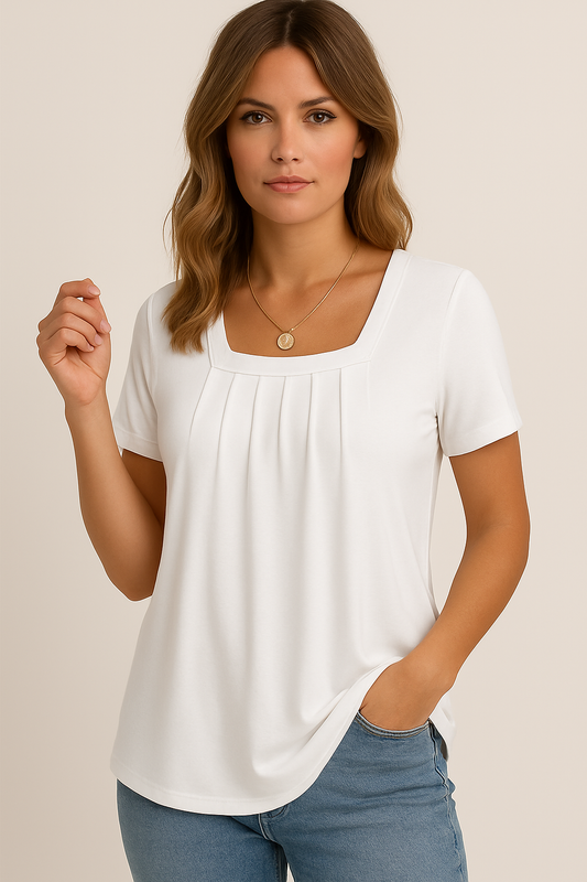 Chloe | Pleated blouse