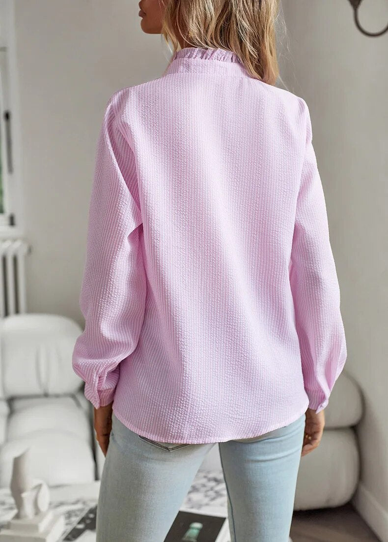 Chloe | Blouse with ruffles