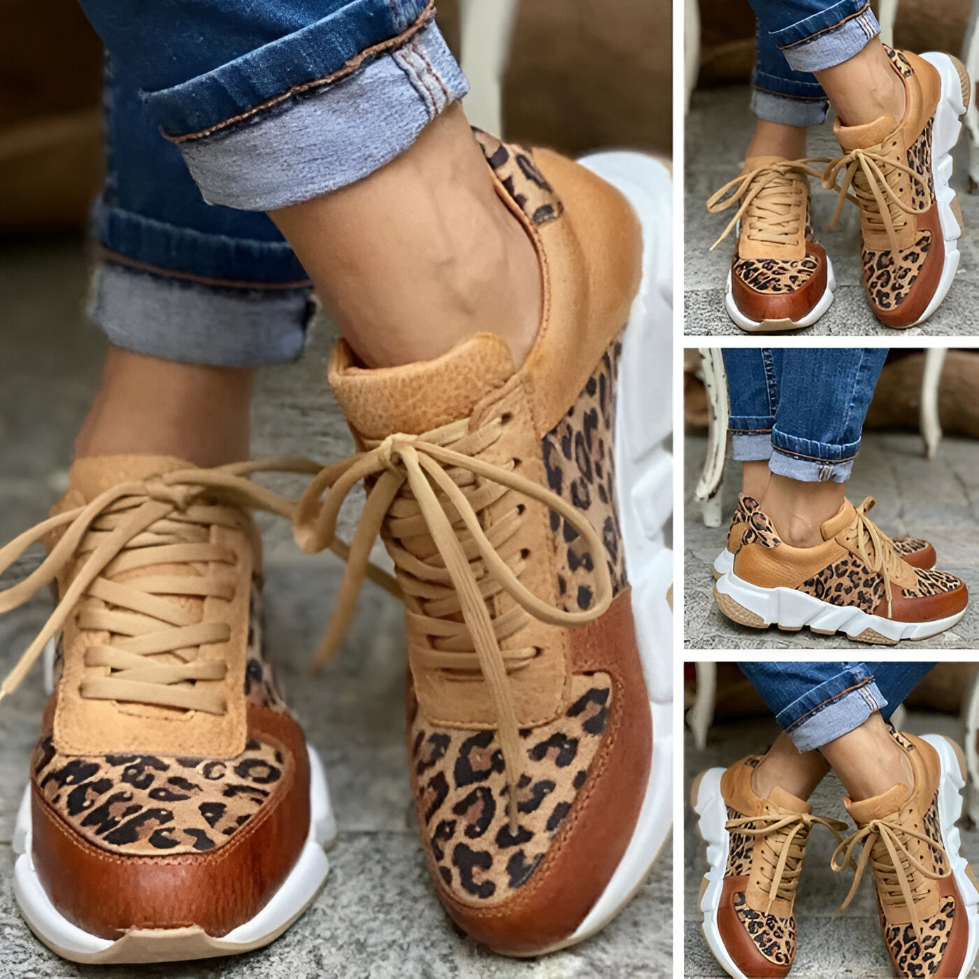 Chloe  | Stylish sneakers in leopard print