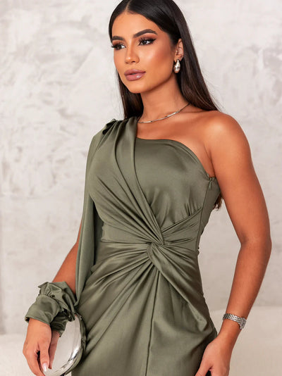 Chloe | Satin dress