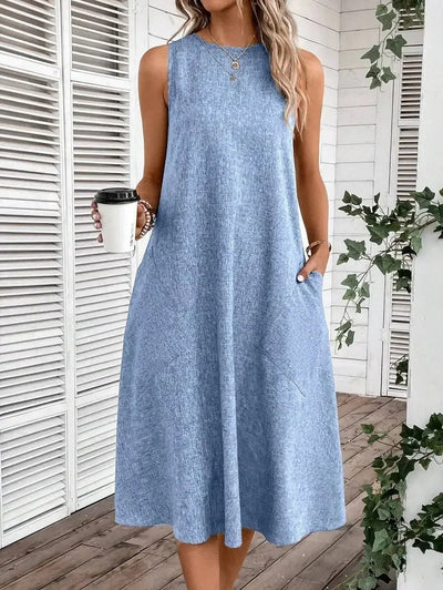 Chloe | Casual linen dress for spring