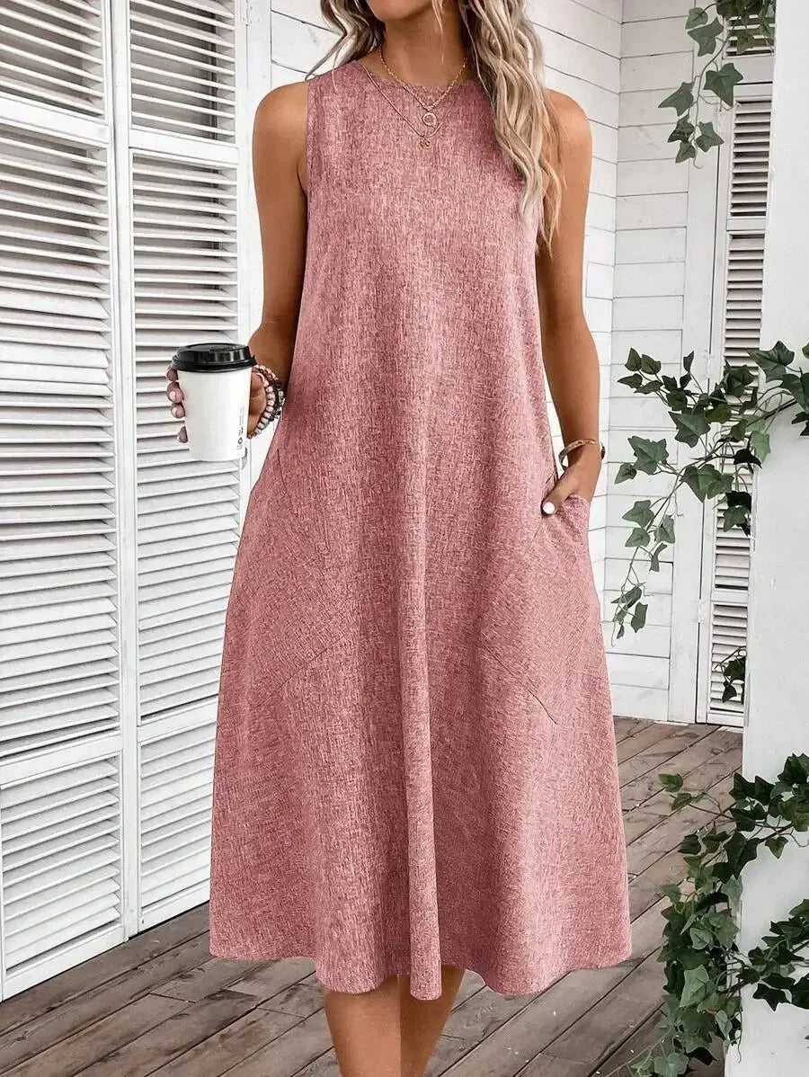 Chloe | Casual linen dress for spring