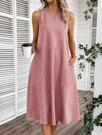 Chloe | Casual linen dress for spring