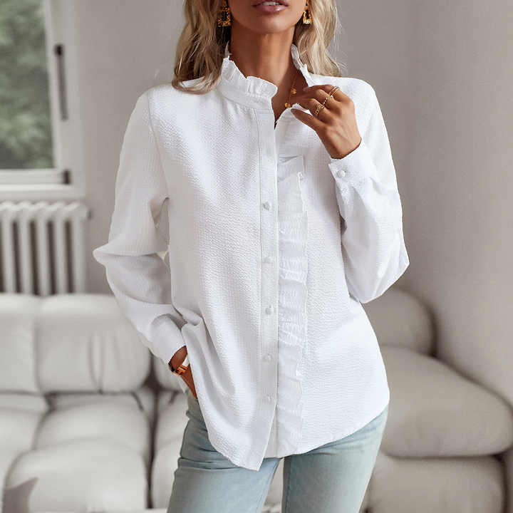 Chloe | Blouse with ruffles